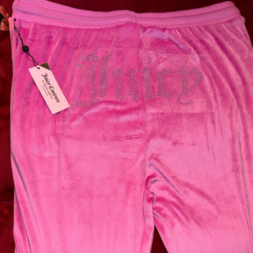 OG Big Bling Velour Track Pants